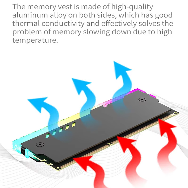 PC Geheugen Heatsink RM-1 RAM  - Ddr5 Rgb Ram recensie en prijs