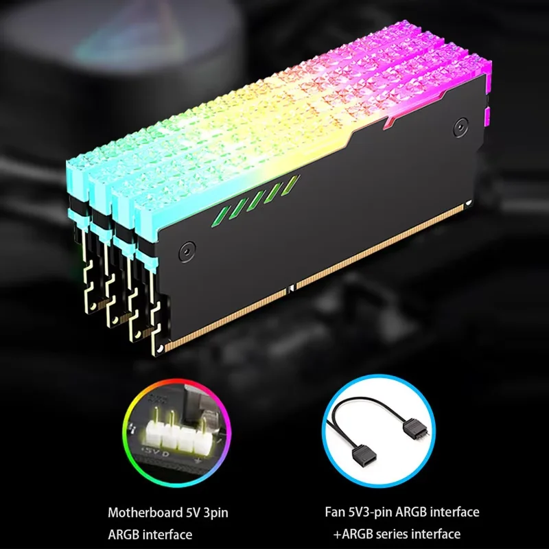 PC Geheugen Heatsink RM-1 RAM  - Ddr5 Rgb Ram recensie en prijs
