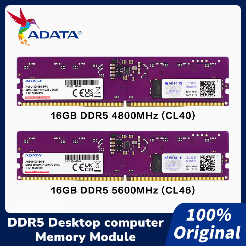 ADATA DDR5 288-pins DIMM DRAM- - Ddr5 4800Mhz recensie en prijs