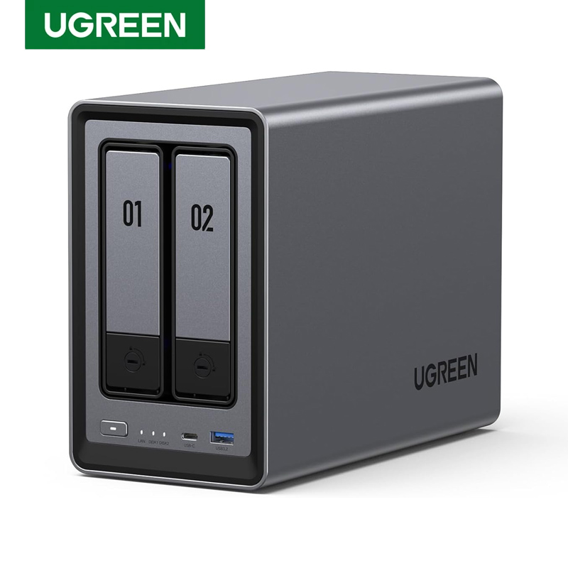 UGREEN NAS DXP2800 2-bay deskt - Ddr5 8Gb recensie en prijs