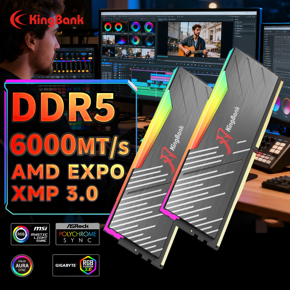 KingBank KRRB DDR5 RGB 16GB /1 - Ddr5 6000Mhz recensie en prijs