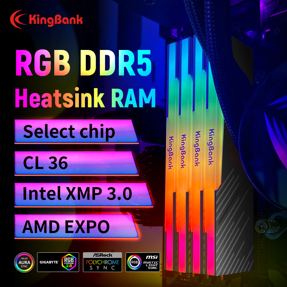 KingBank KRRB DDR5 RGB 16GB /1 - Ddr5 6000Mhz recensie en prijs