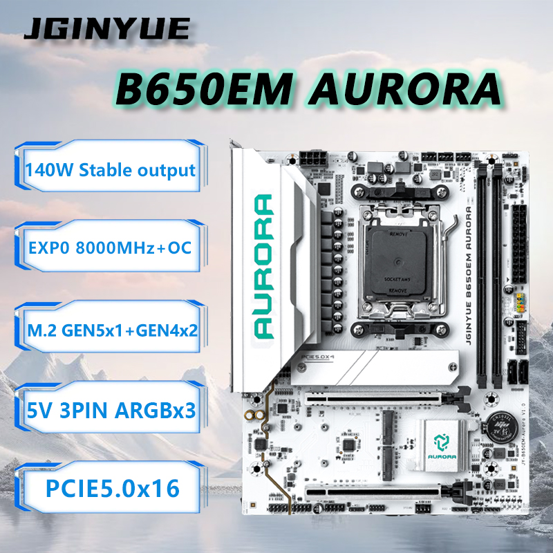 JGINYUE B650M AURORA Nieuw moe - Ddr5 Rgb Ram recensie en prijs